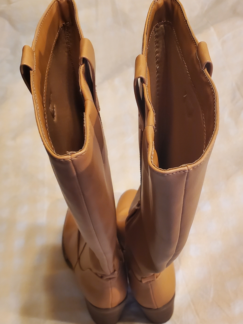 Universal Thread Tan Mid-Calf Block Heel Boots - Picture 5 of 8